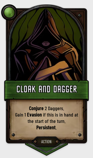 Card - Cloak and Dagger